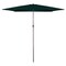 Northlight 10ft x 6.5ft Outdoor Patio Market Umbrella with Hand Crank, Hunter Green